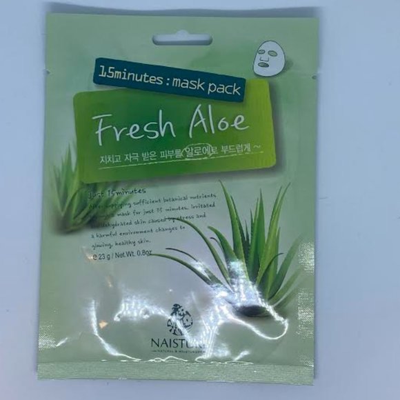 Naisture 15 Minutes Mask Pack 0.8 oz - Fresh Aloe - Picture 1 of 3